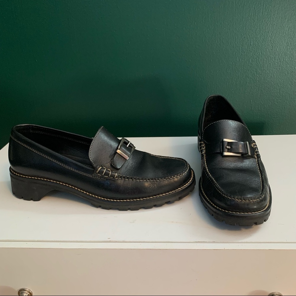 Cole Haan Black Leigan Moc Loafer